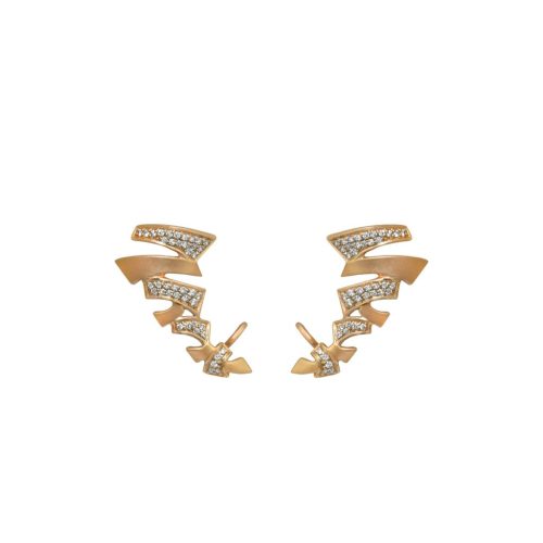 Goharbin Brilliant Zigzag Earrings