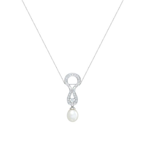 Drop Brilliant cut Diamond Pendant