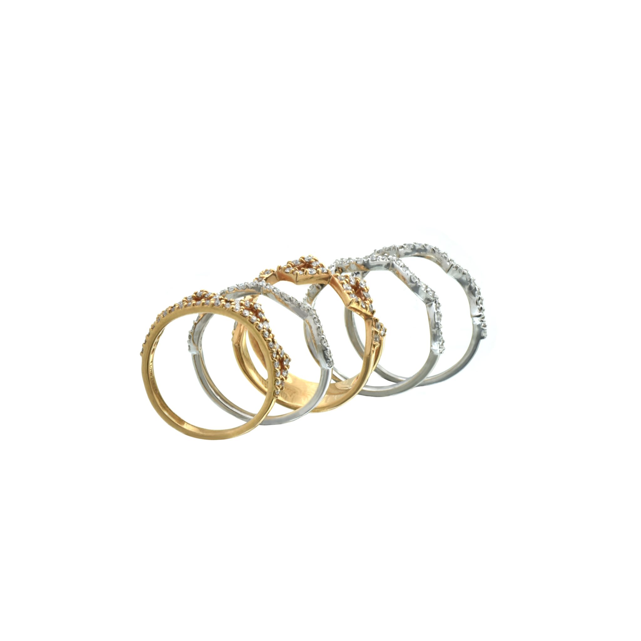 Multi-Piece Brilliant Diamond Ring – Goharbin: Designing and Crafting ...