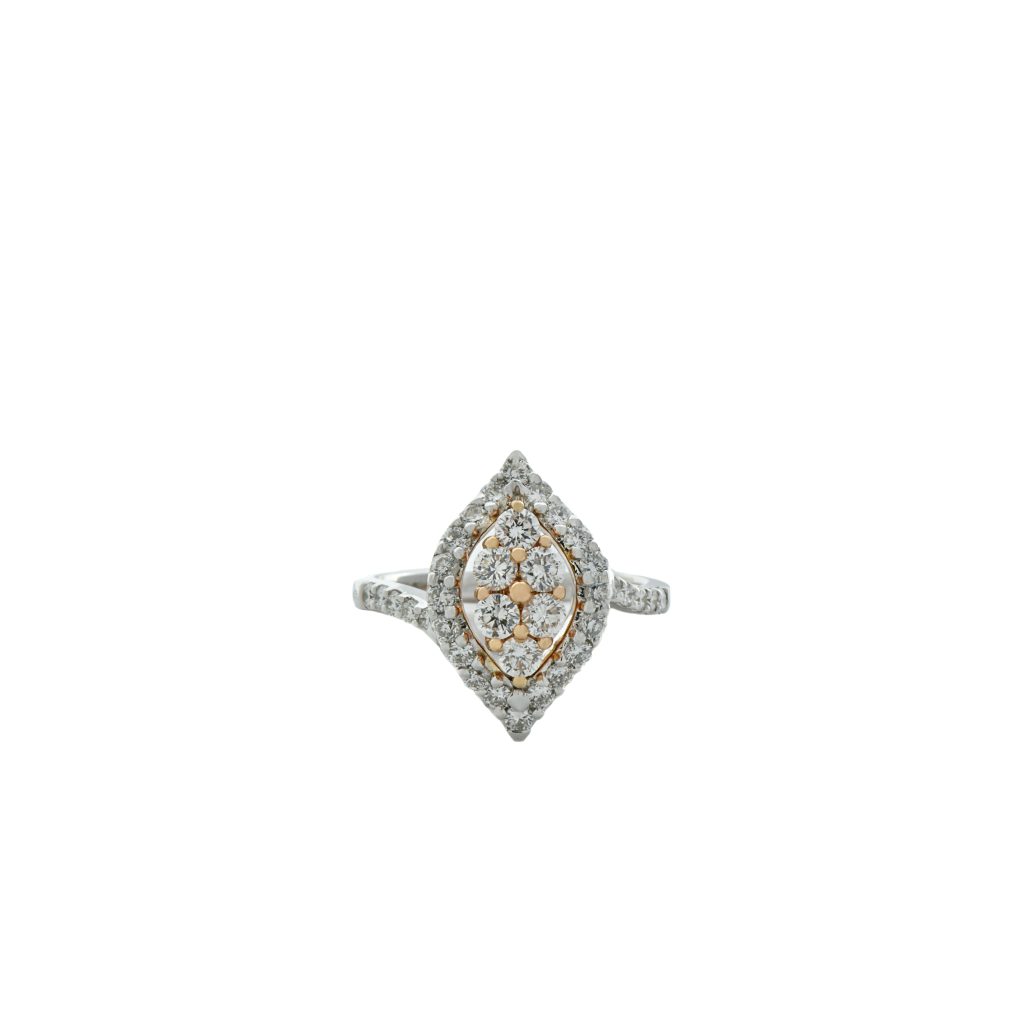 Goharbin Diamond ring leaf design