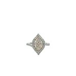 Goharbin Diamond ring leaf design