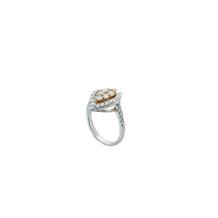 Goharbin Diamond ring leaf design2