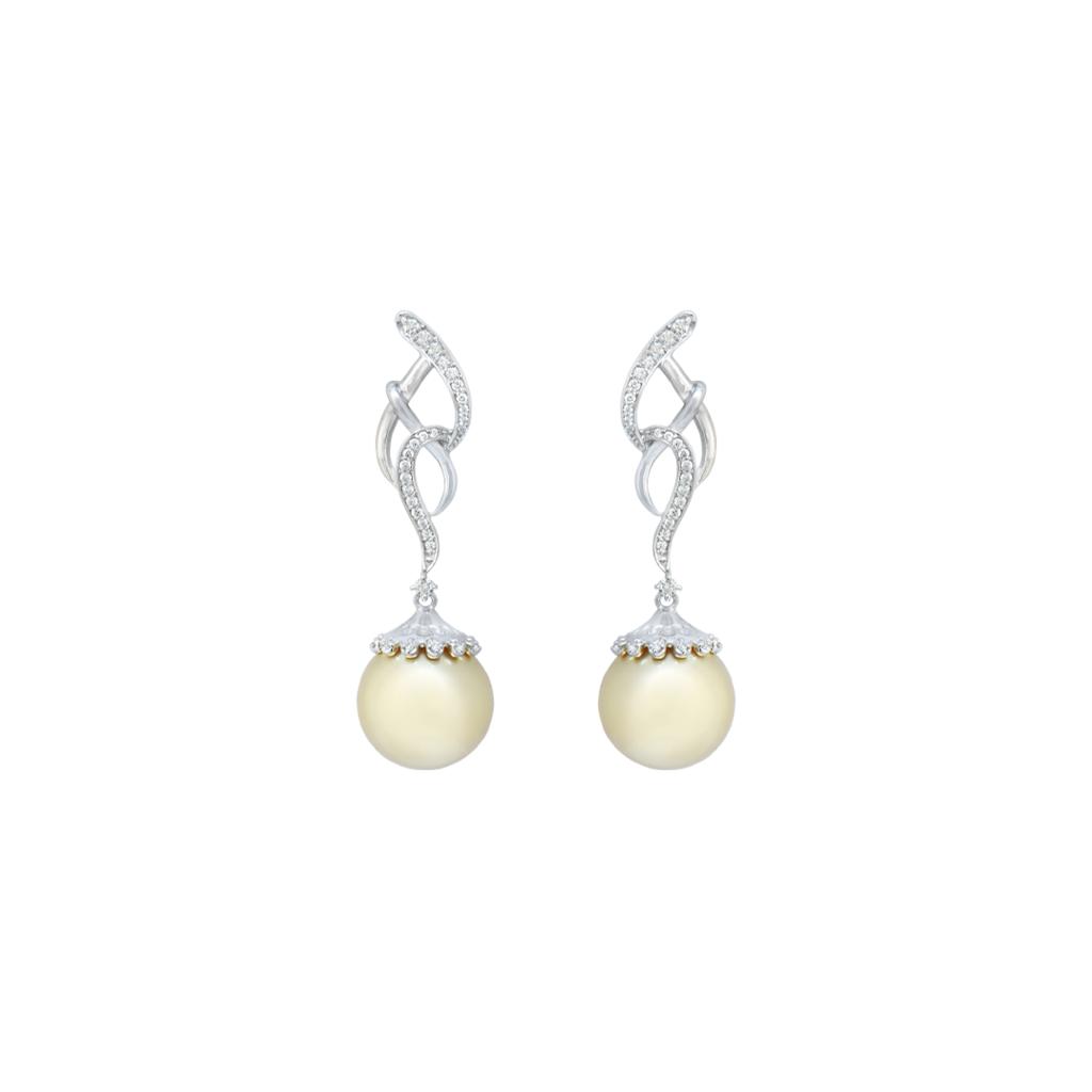 Goharbin Golden Pearl Earrings