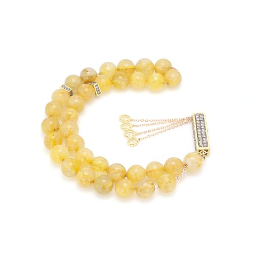 Goharbin Quartz and Diamond Tasbih Type one