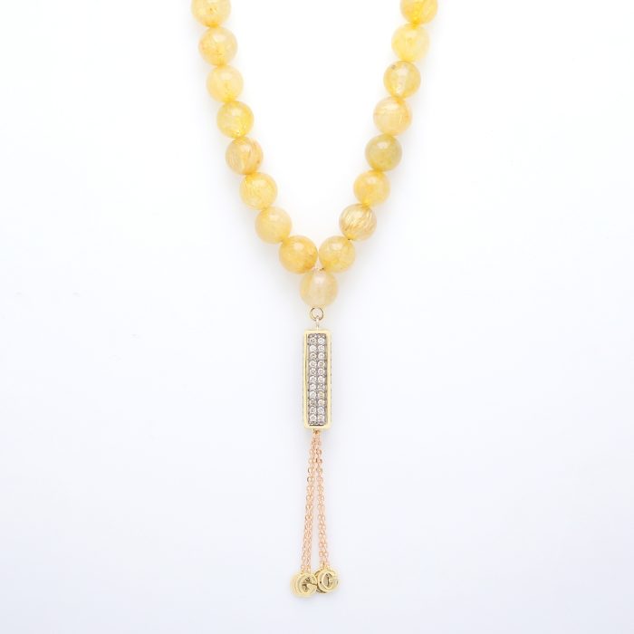 Goharbin Quartz and Diamond Tasbih Type one2