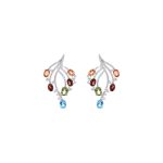 Goharbin-diamond-Brilliant-cut-coloured-stones-Earrings Goharbin diamond Brilliant-cut coloured stones Earrings