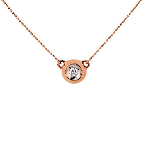 Brilliant Socket Rose Gold Medal Goharbin Pendant