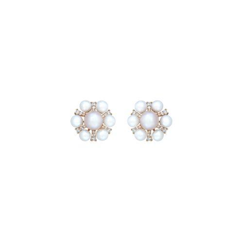 Goharbin Sun design pearl earrings