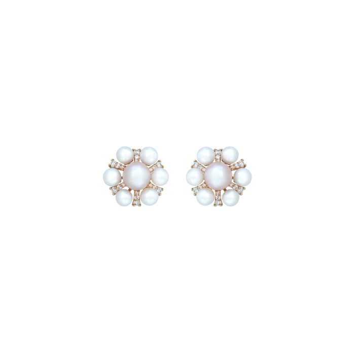 Goharbin Sun design pearl earrings