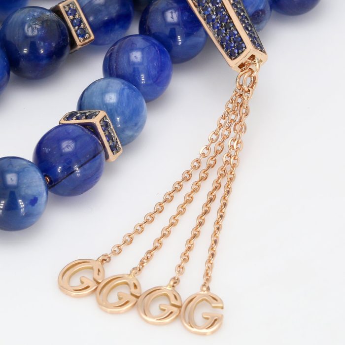 Goharbin Prayer Beads Sapphire Kyanite