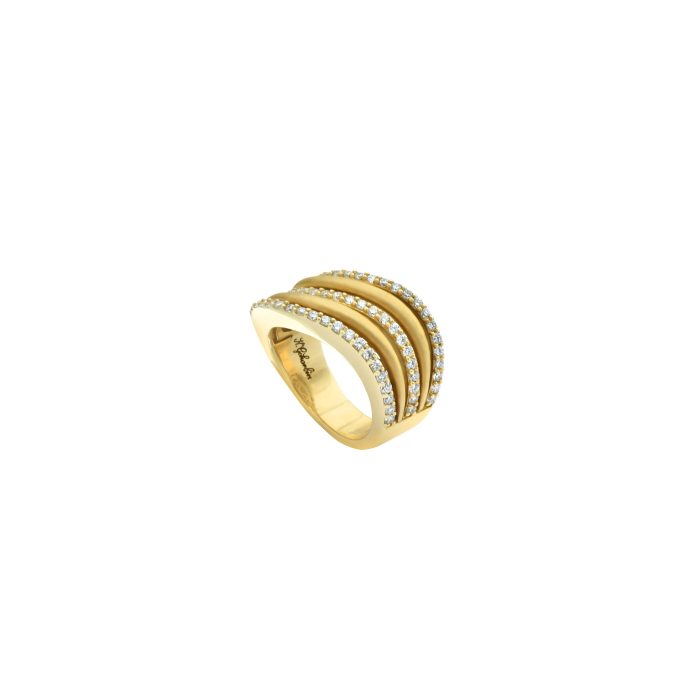 Goharbin Diamond ring with river design
