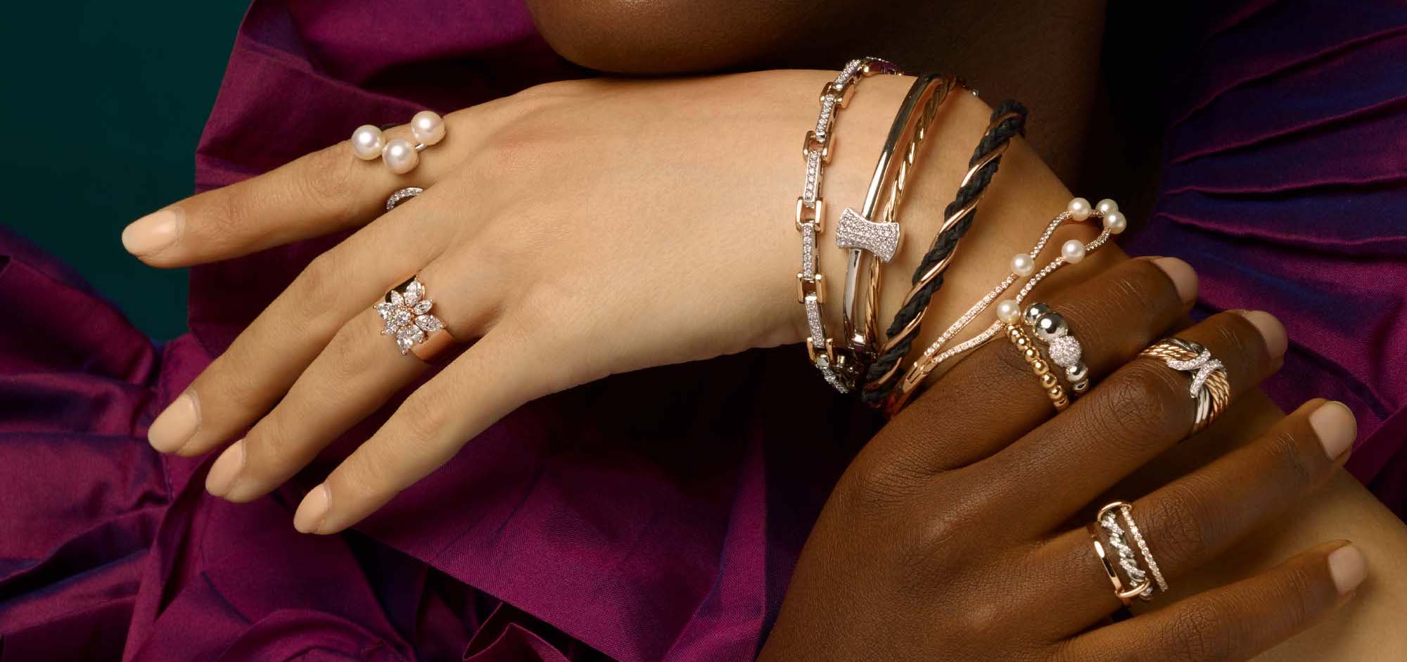 Goharbin Jewelry انگشتر دستبند الماس گوهربین