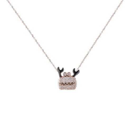 Goharbin Diamond Pave Crab Pendant