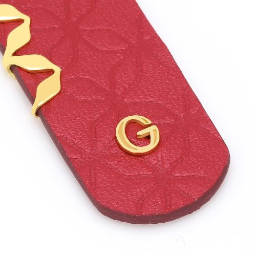 Goharbin Leather Gold Keychain