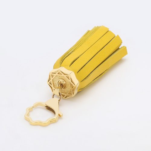 Goharbin Gold Leather Keychain