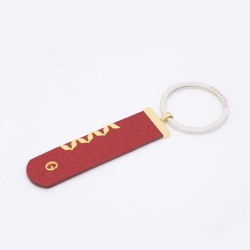 Goharbin Leather Gold Keychain