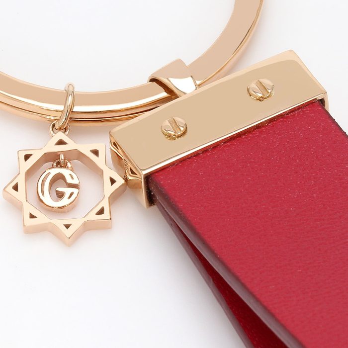 Goharbin Gold leather Keychain