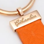 Leather Classic Rose Gold Keychain جاکلیدی طلا