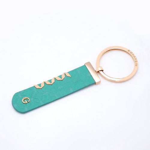 Goharbin Leather Gold Keychain