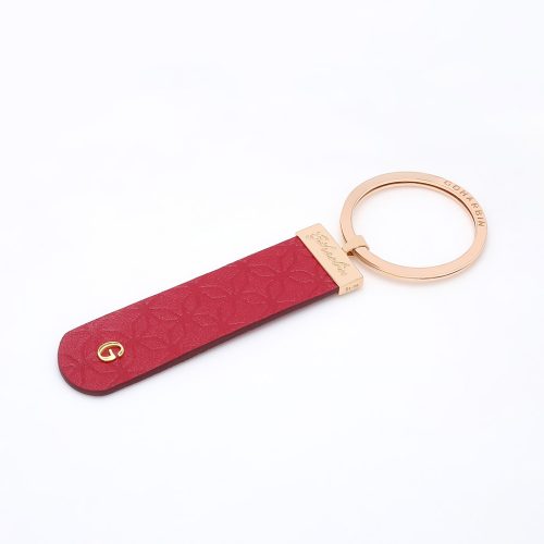 Goharbin Leather Classic Gold Keychain