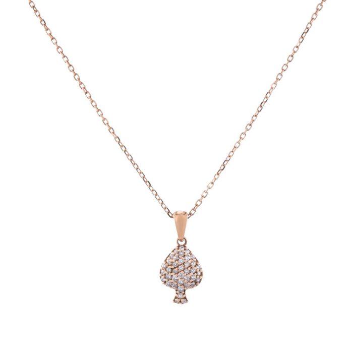 Goharbin Rose Gold Diamond Pave Pendant