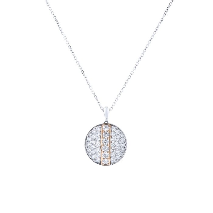 Orb brilliant diamond pendant