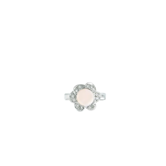 Spring Pearl Diamond Ring Goharbin