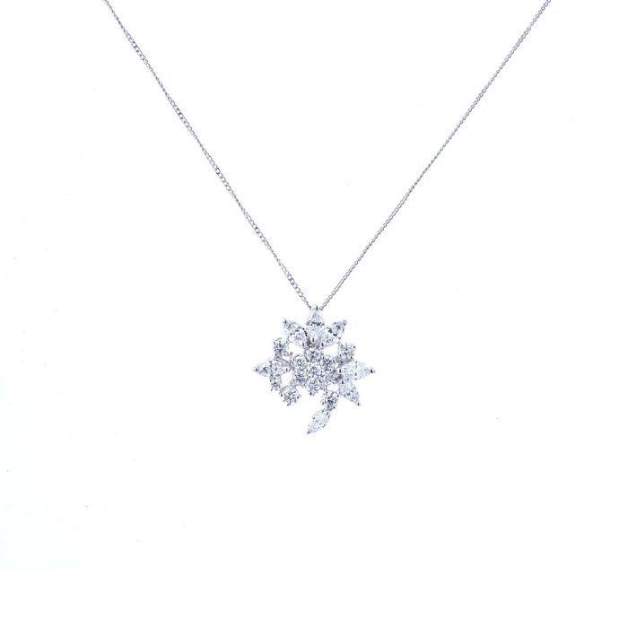 Goharbin snowflake diamond pendant diamond pendant