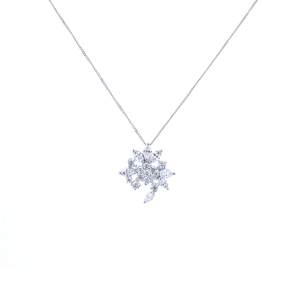 Goharbin snowflake diamond pendant diamond pendant