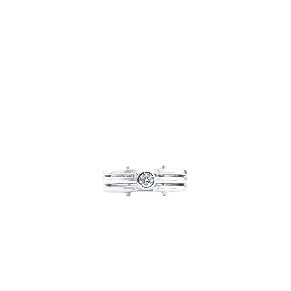 Diamond White Gold Ring Goharbin Jewelry