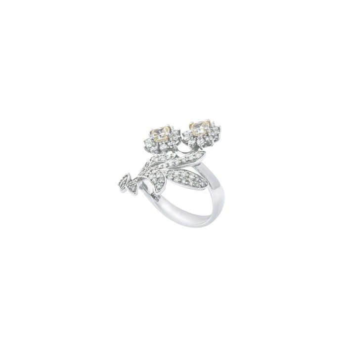 Chamomile Flower Diamond Ring