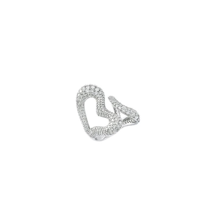 Goharbin Double Heart Diamond Ring