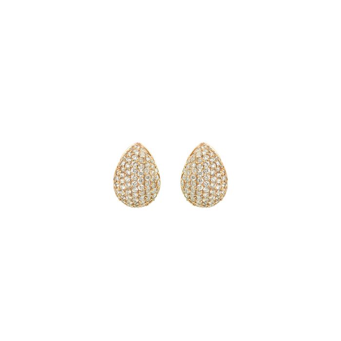 Goharbin Diamond gold Earrings Teardrop