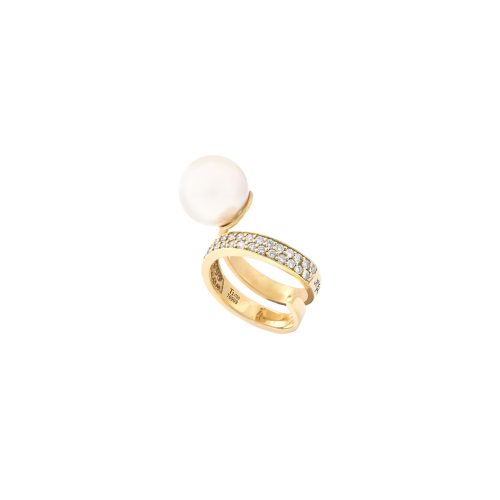 Australian Pearl Diamond Ring Goharbin Jewelry