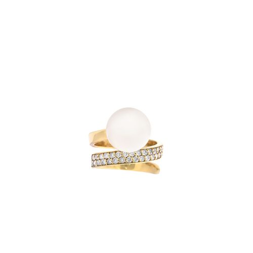 Australian Pearl Diamond Ring Goharbin Jewelry