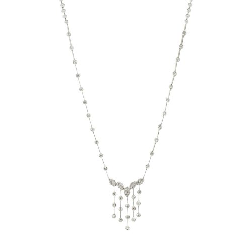 Waterfall Diamond Necklace Goharbin Jewelry