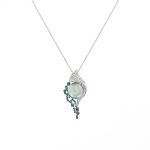 Pearl Blue Diamond Pendant