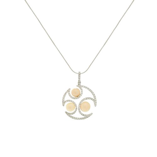 Pearl Diamond Pendant Goharbin Jewelry