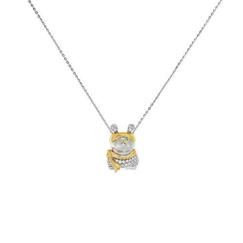 Fantasy Diamond Gold Pendant