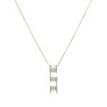 Gold Diamond Ladder Pendant